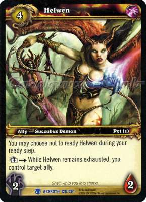 AZEROTH 126 / 361 Helwen rara -NEAR MINT-