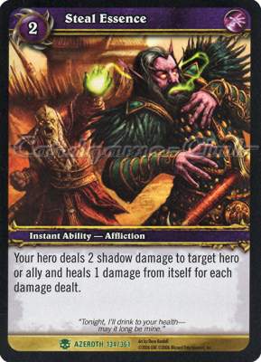 AZEROTH 134 / 361 Steal Essence non comune -NEAR MINT-