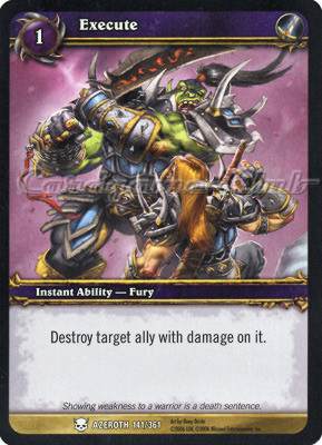 AZEROTH 141 / 361 Execute comune -NEAR MINT-