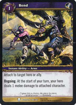 AZEROTH 146 / 361 Rend comune -NEAR MINT-