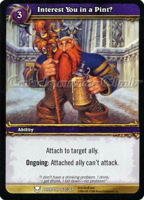 AZEROTH 162 / 361 Interest You in a Pint? comune -NEAR MINT-