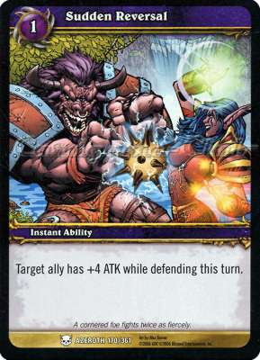 AZEROTH 170 / 361 Sudden Reversal comune -NEAR MINT-