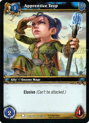 AZEROTH 176 / 361 Apprentice Teep comune -NEAR MINT-