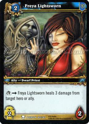 AZEROTH 183 / 361 Freya Lightsworn comune -NEAR MINT-