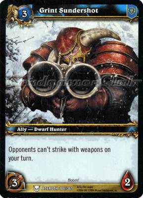 AZEROTH 186 / 361 Grint Sundershot comune -NEAR MINT-