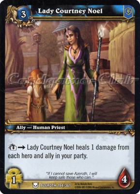 AZEROTH 194 / 361 Lady Courtney Noel comune -NEAR MINT-