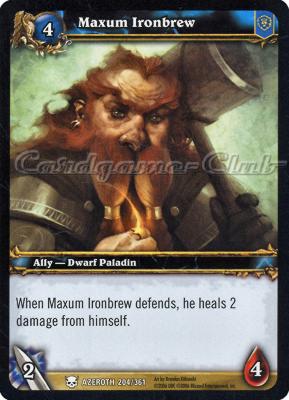 AZEROTH 204 / 361 Maxum Ironbrew comune -NEAR MINT-
