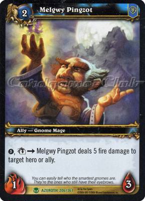 AZEROTH 206 / 361 Melgwy Pingzot non comune -NEAR MINT-