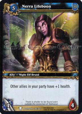 AZEROTH 210 / 361 Nerra Lifeboon comune -NEAR MINT-