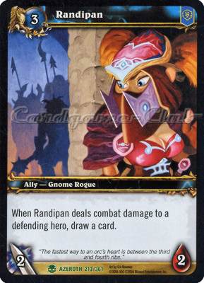AZEROTH 213 / 361 Randipan non comune -NEAR MINT-