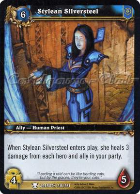 AZEROTH 218 / 361 Stylean Silvesteel comune -NEAR MINT-