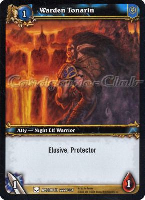 AZEROTH 222 / 361 Warden Tonarin comune -NEAR MINT-