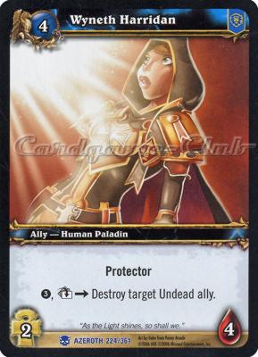 AZEROTH 224 / 361 Wyneth Harridan rara -NEAR MINT-