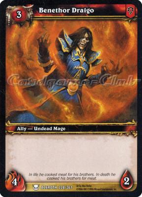 AZEROTH 228 / 361 Benethor Draigo comune -NEAR MINT-