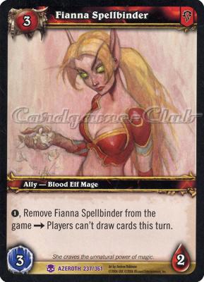 AZEROTH 237 / 361 Fianna Spellbinder epica -NEAR MINT-