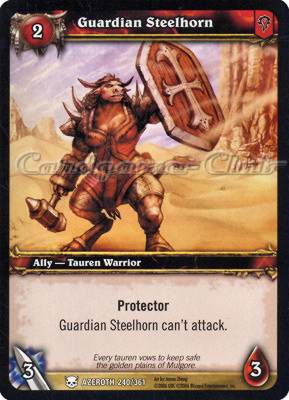 AZEROTH 240 / 361 Guardian Steelhorn comune -NEAR MINT-
