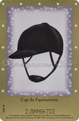 Serie 1 92/97 Cap da Equitazione rara -NEAR MINT-