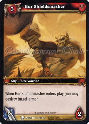 AZEROTH 243 / 361 Hur Shieldsmasher comune -NEAR MINT-