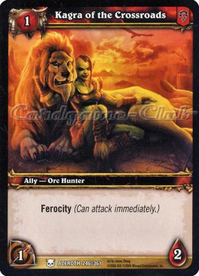 AZEROTH 246 / 361 Kangra of the Crossroads comune -NEAR MINT-