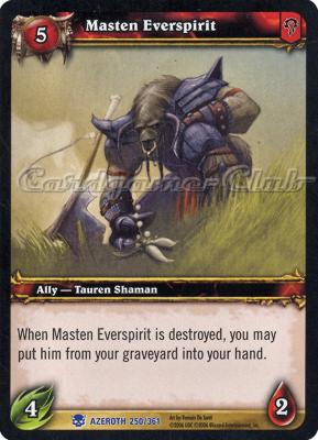 AZEROTH 250 / 361 Masten Everspirit rara -NEAR MINT-