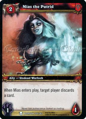 AZEROTH 251 / 361 Mias the Putrid comune -NEAR MINT-