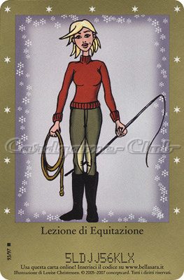 Serie 1 93/97 Lezione di Equitazione rara -NEAR MINT-