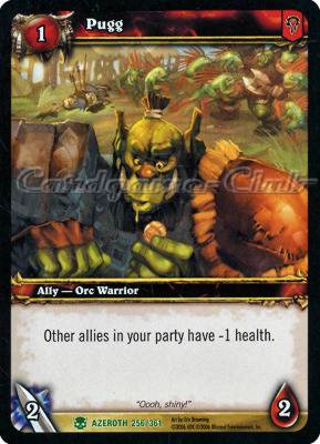 AZEROTH 256 / 361 Pugg non comune -NEAR MINT-