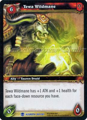 AZEROTH 261 / 361 Tewa Wildmane rara -NEAR MINT-