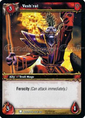 AZEROTH 264 / 361 Vesh'ral comune -NEAR MINT-