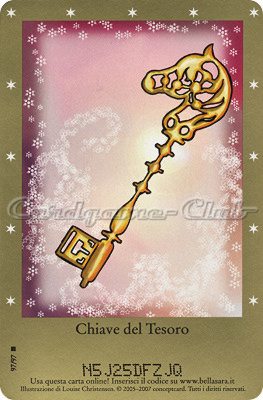 Serie 1 97/97 Chiave del Tesoro rara -NEAR MINT-