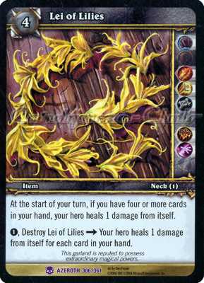 AZEROTH 306 / 361 Lei of Lilies epica -NEAR MINT-