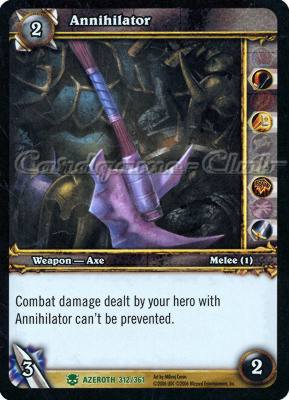 AZEROTH 312 / 361 Annihilator non comune -NEAR MINT-