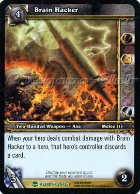 AZEROTH 316 / 361 Brain Hacker non comune -NEAR MINT-