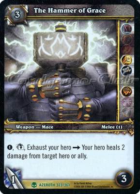 AZEROTH 323 / 361 The Hammer of Grace non comune -NEAR MINT-