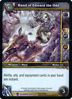 AZEROTH 324 / 361 Hand of Edward the Odd epica -NEAR MINT-