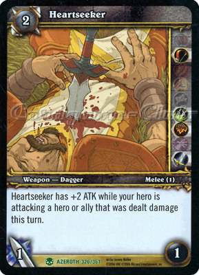 AZEROTH 326 / 361 Heartseeker non comune -NEAR MINT-