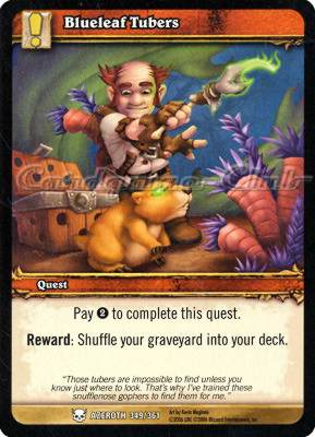 AZEROTH 349 / 361 Blueleaf Tubers comune -NEAR MINT-