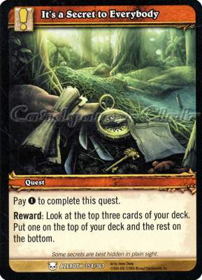 AZEROTH 354 / 361 It's a Secret to Everybody comune -NEAR MINT-