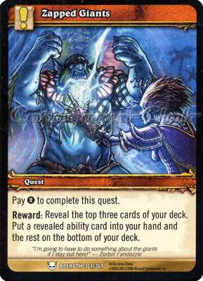 AZEROTH 361 / 361 Zapped Giants comune -NEAR MINT-