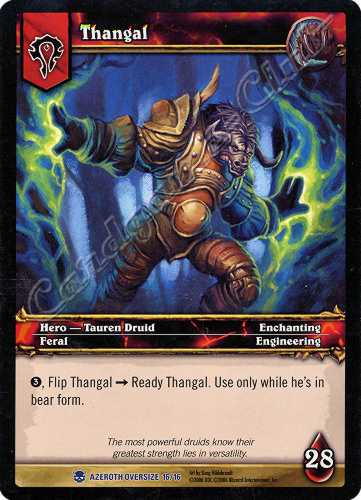 AZEROTH OVERSIZE 16/16 Thangal oversize rara oversize -NEAR MINT-