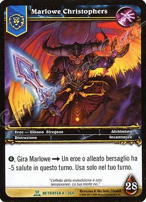 BETRAYER 004 / 264 Marlowe Christophers non comune -NEAR MINT-