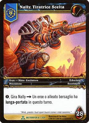 BETRAYER 008 / 264 Nally, Tiratrice Scelta non comune -NEAR MINT-