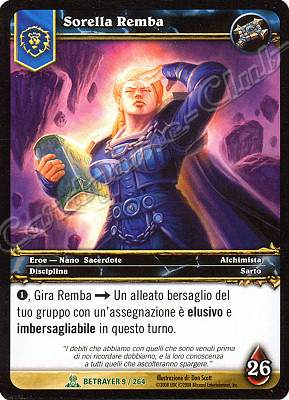 BETRAYER 009 / 264 Sorella Remba non comune -NEAR MINT-