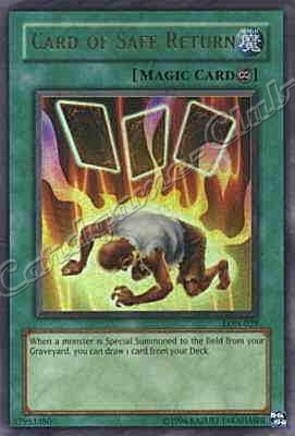 LON-029 Card of Safe Return ultra rara Unlimited -NEAR MINT-