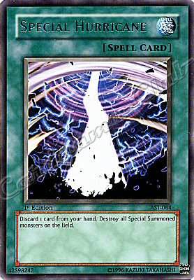 AST-084 Special Hurricane rara 1st Edition -NEAR MINT-