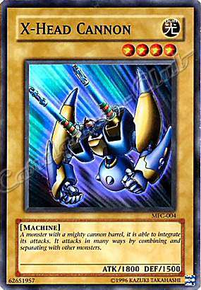 MFC-004 X-Head Cannon super rara Unlimited -NEAR MINT-
