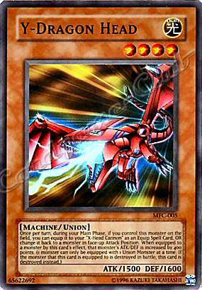 MFC-005 Y-Dragon Head super rara Unlimited -NEAR MINT-