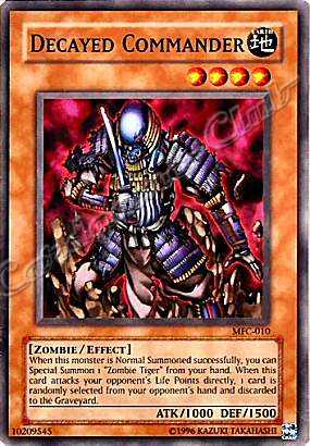 MFC-010 Decayed Commander comune Unlimited -NEAR MINT-