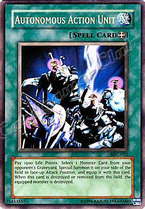 MFC-032 Autonomous Action Unit comune Unlimited -NEAR MINT-