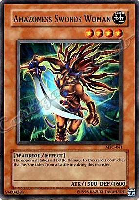 MFC-061 Amazoness Sword Woman ultra rara Unlimited -NEAR MINT-